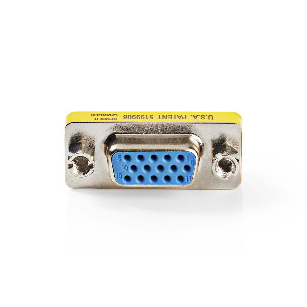 VGA adapter | VGA Aljzat | VGA Aljzat | Nikkelezett | Egyenes | Csomagolásban lévő termékek száma: 25 db | Fém | Fém | Műanyag Zacskó