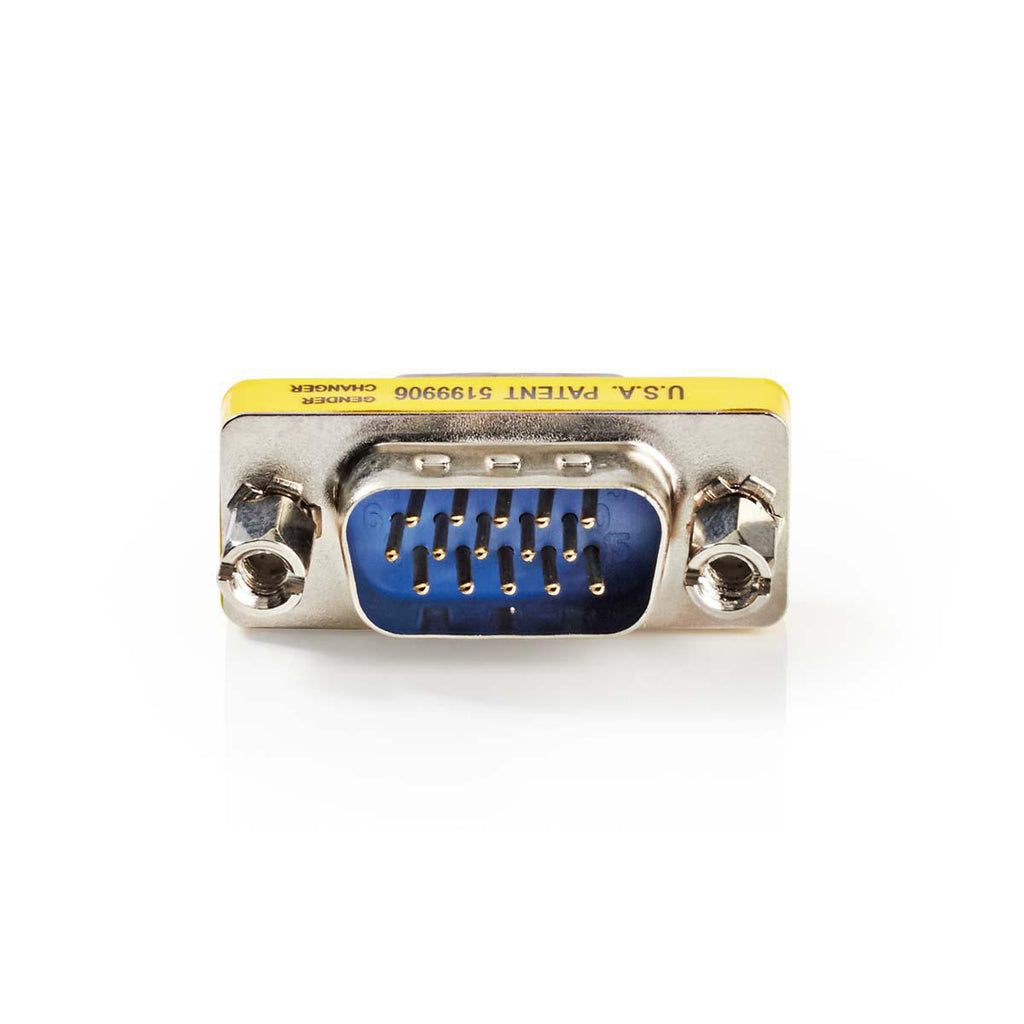 VGA adapter | VGA Dugasz | VGA Dugasz | Nikkelezett | Egyenes | Csomagolásban lévő termékek száma: 25 db | Fém | Fém | Műanyag Zacskó
