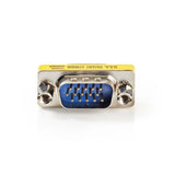 VGA adapter | VGA Dugasz | VGA Dugasz | Nikkelezett | Egyenes | Csomagolásban lévő termékek száma: 25 db | Fém | Fém | Műanyag Zacskó