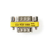 VGA adapter | VGA Dugasz | VGA Dugasz | Nikkelezett | Egyenes | Csomagolásban lévő termékek száma: 25 db | Fém | Fém | Műanyag Zacskó
