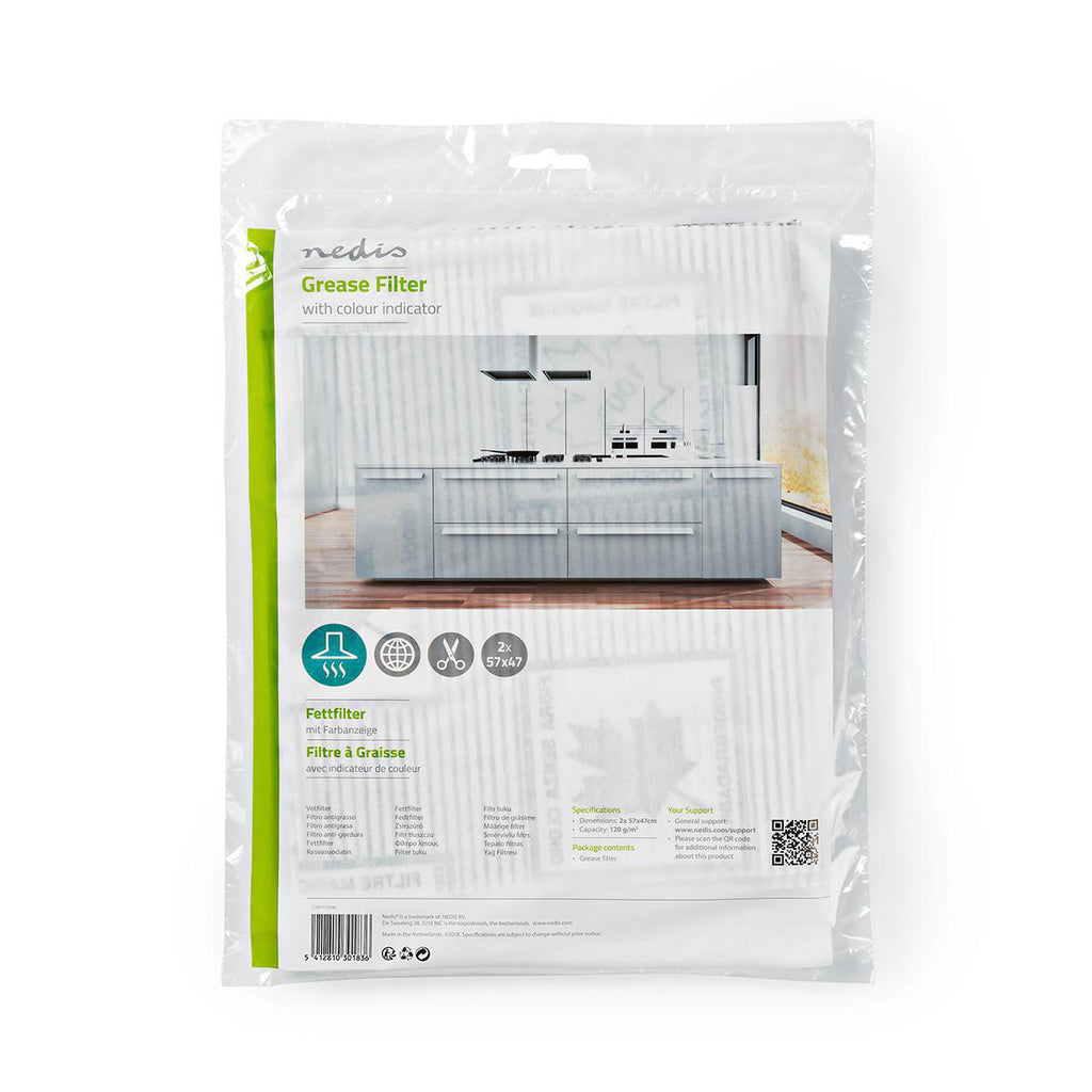 Páraelszívó Zsírszűrő | 114 x 47 cm | Színjelző