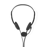 PC headset | Fülre Illeszthető | 2 db 3,5 mm-es Csatlakozó | 2,0 m | Fekete