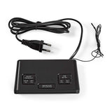 Digitális Rádiós Ébresztőóra | 0,9" LED | FM | 20 Előbeállítás | Szundi