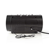 Digitális rádiós ébresztőóra | LED Kijelző | Idő kivetítés | AM / FM | Szundi funkció | Alvás időzítő | Riasztások száma: 2 | Fekete