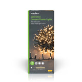 Dekoratív Fények | Kompakt fürt | 560 db. LED | Meleg Fehér | 11.2 m | Fényhatások: 7 | Beltéri vagy Kültéri | Hálózati Áramellátás-11