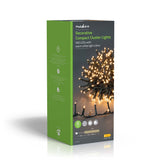 Dekoratív Fények | Kompakt fürt | 560 db. LED | Meleg Fehér | 11.2 m | Fényhatások: 7 | Beltéri vagy Kültéri | Hálózati Áramellátás-13