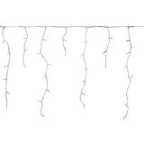 Dekoratív Jégcsap Fények | 180 LED's | Hideg Fehér | 5.90 m | Fényhatások: 7 | Hálózati Áramellátás-2