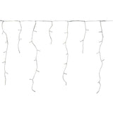 Dekoratív Jégcsap Fények | 180 LED's | Hideg Fehér | 5.90 m | Fényhatások: 7 | Hálózati Áramellátás-3