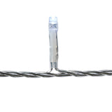 Dekoratív Jégcsap Fények | 180 LED's | Hideg Fehér | 5.90 m | Fényhatások: 7 | Hálózati Áramellátás-4