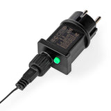 Dekoratív Jégcsap Fények | 180 LED's | Hideg Fehér | 5.90 m | Fényhatások: 7 | Hálózati Áramellátás-6