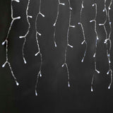 Dekoratív Jégcsap Fények | 180 LED's | Hideg Fehér | 5.90 m | Fényhatások: 7 | Hálózati Áramellátás-0