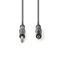 Sztereó audiokábel | 6.35 mm Dugasz | 3.5 mm Dugasz | Nikkelezett | 3.00 m | Kerek | Sötét Szürke | Kartondoboz