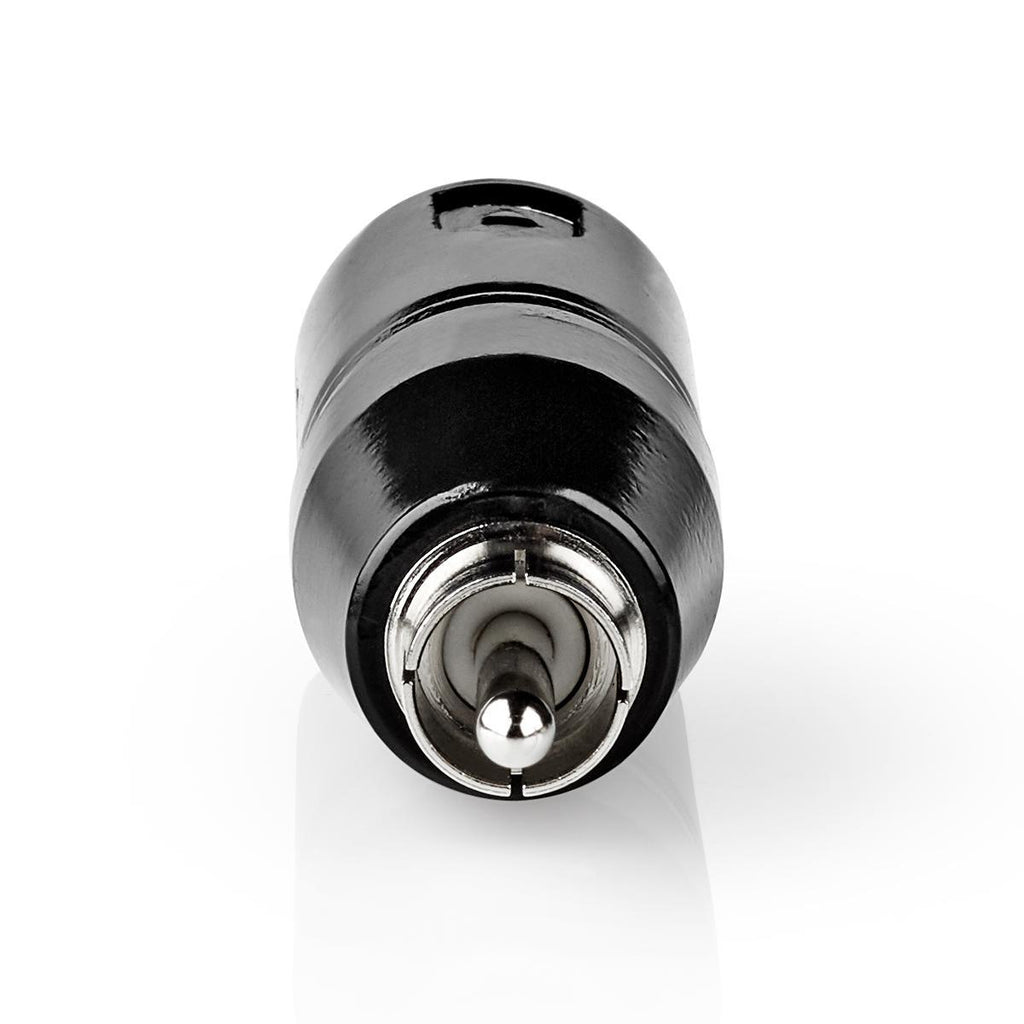 XLR adapter | XLR 3-Tűs Dugasz | RCA Dugasz | Nikkelezett | Egyenes | Fém | Fekete | 1 db | Műanyag Zacskó