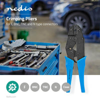 Crimp pliers | BNC / F / RG58 / RG59 | Fogó | Fekete / Kék