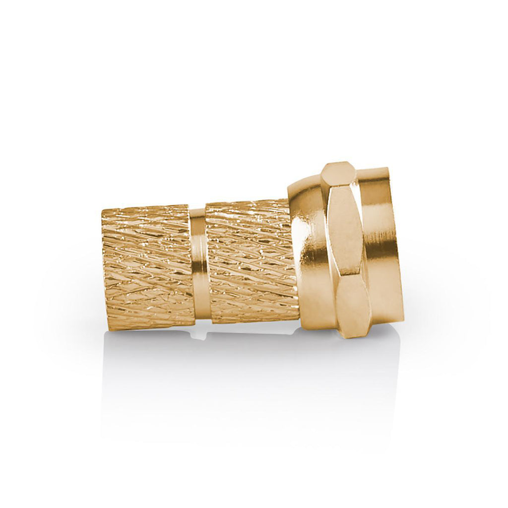 F-csatlakozó | Egyenes | Dugasz | Aranyozott | 75 Ohm | Rácsavarható | Bemenő kábel átmérő: 7 mm | Réz | Fém | 2 db | Ablakos Doboz