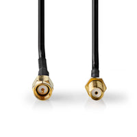 Antenna Kábel | SMA Dugasz | SMA Aljzat | Aranyozott | 50 Ohm | Egyes Árnyékolás | 3.00 m | Kerek | PVC | Fekete | Doboz-1