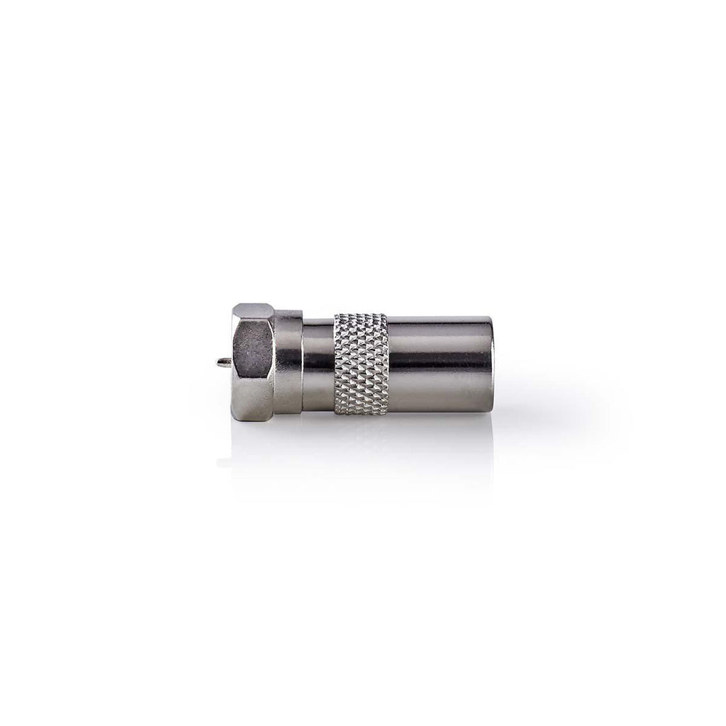 Műhold és Antenna Adapter | F-Dugasz - Koaxiális Dugasz | Fém