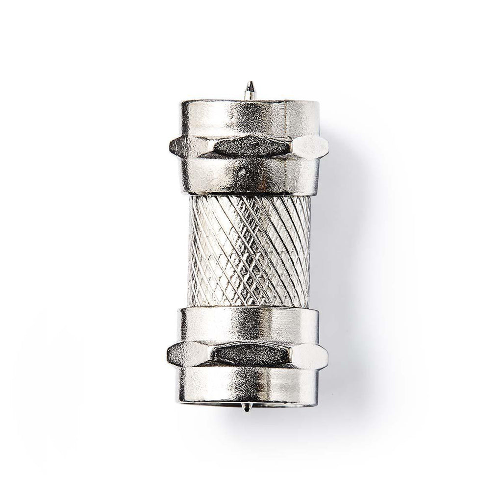 Műholdas és antenna adapter | F Aljzat | F Aljzat | Nikkelezett | 75 Ohm | Egyenes | Fém | Ezüst | 10 db | Műanyag Zacskó