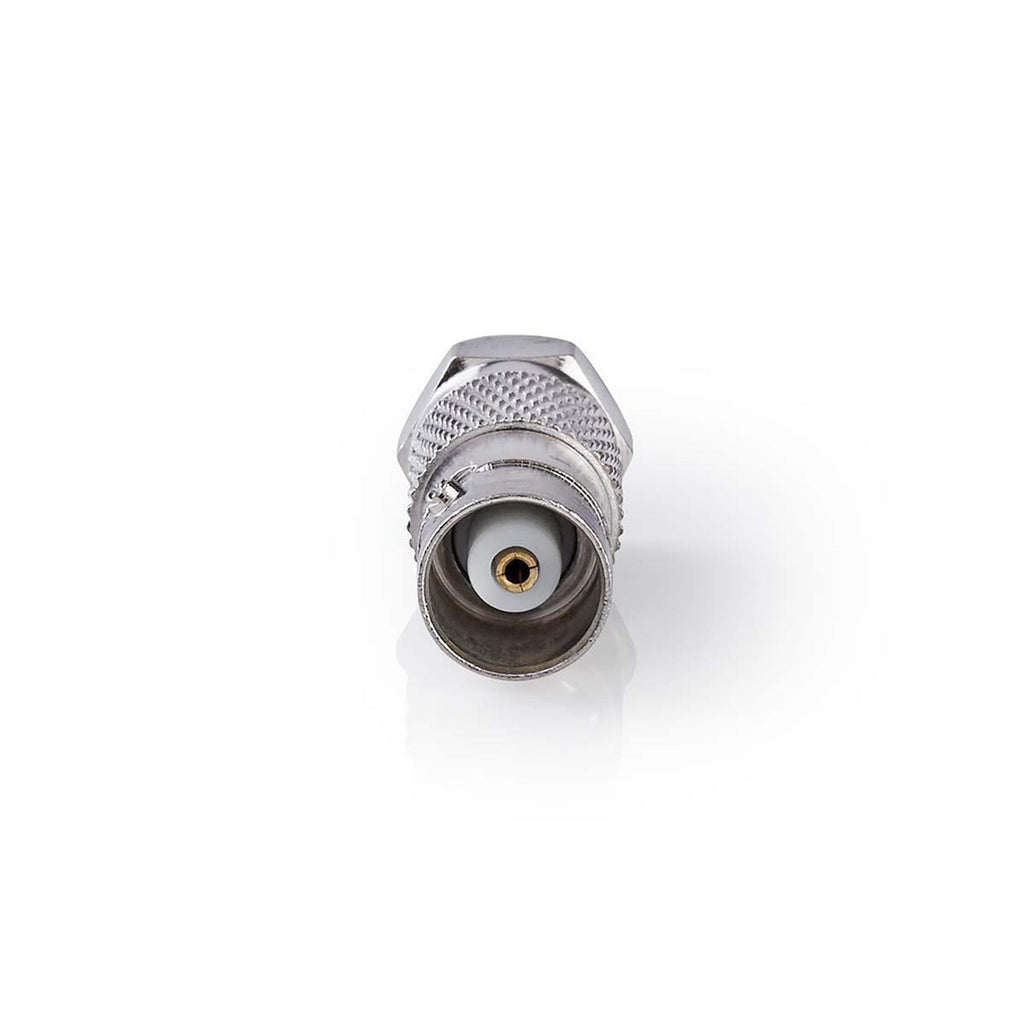 Műhold és Antenna Adapter | F Dugasz - BNC Aljzat | 10 darabos | Fém
