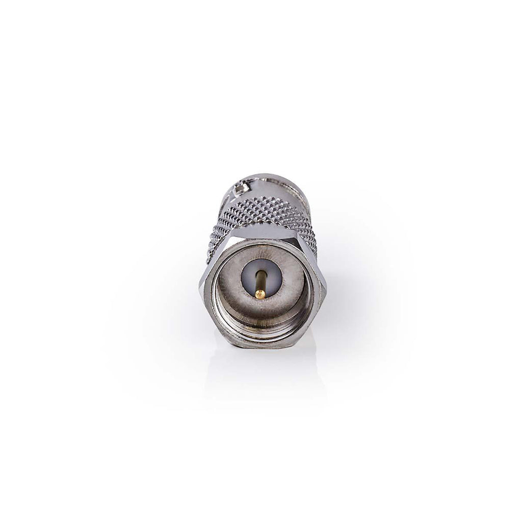 Műhold és Antenna Adapter | F Dugasz - BNC Aljzat | 10 darabos | Fém