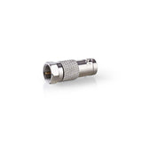 Műhold és Antenna Adapter | F Dugasz - BNC Aljzat | 10 darabos | Fém
