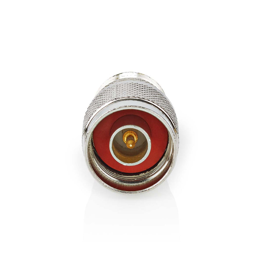 Műholdas és antenna adapter | N Dugasz | PL259 Aljzat | Nikkelezett | 75 Ohm | Egyenes | Fém | Ezüst | 10 db | Boríték