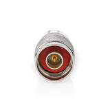 Műholdas és antenna adapter | N Dugasz | PL259 Aljzat | Nikkelezett | 75 Ohm | Egyenes | Fém | Ezüst | 10 db | Boríték