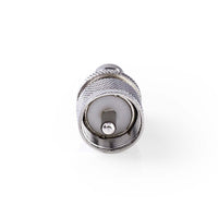 Műholdas és antenna adapter | PL259 Dugasz | BNC Aljzat | Nikkelezett | 75 Ohm | Egyenes | Fém | Ezüst | 10 db | Műanyag Zacskó