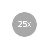 F-csatlakozó | Csatlakozó | Dugasz | Nikkelezett | 75 Ohm | Csavar | Fém | Ezüst | Műanyag Zacskó | 25 db