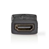 HDMI™ adapter | HDMI™ Aljzat | HDMI™ Aljzat | Aranyozott | Egyenes | PVC | Antracit | 1 db | Doboz