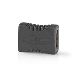 HDMI™ adapter | HDMI™ Aljzat | HDMI™ Aljzat | Aranyozott | Egyenes | PVC | Antracit | 1 db | Doboz