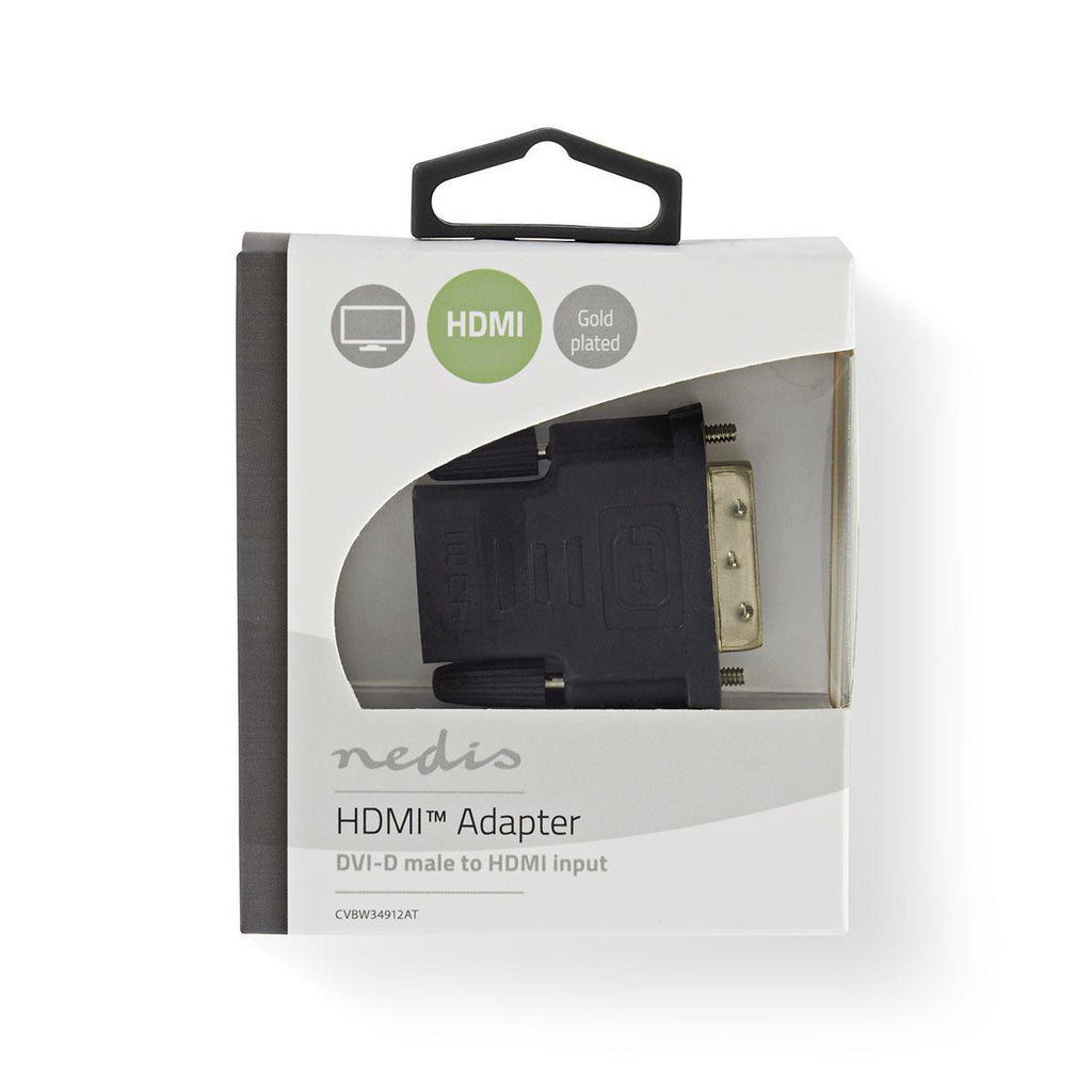 HDMI™ adapter | HDMI™ Aljzat - DVI-D 24+1 pólusú dugasz