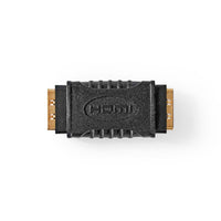 HDMI™ adapter | HDMI™ Aljzat | HDMI™ Aljzat | Aranyozott | Egyenes | ABS | Fekete | 1 db | Doboz