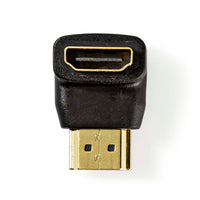 HDMI™ adapter | HDMI™ Csatlakozó | HDMI™ Aljzat | Aranyozott | Könyök 90 ° | ABS | Fekete | 1 db | Doboz