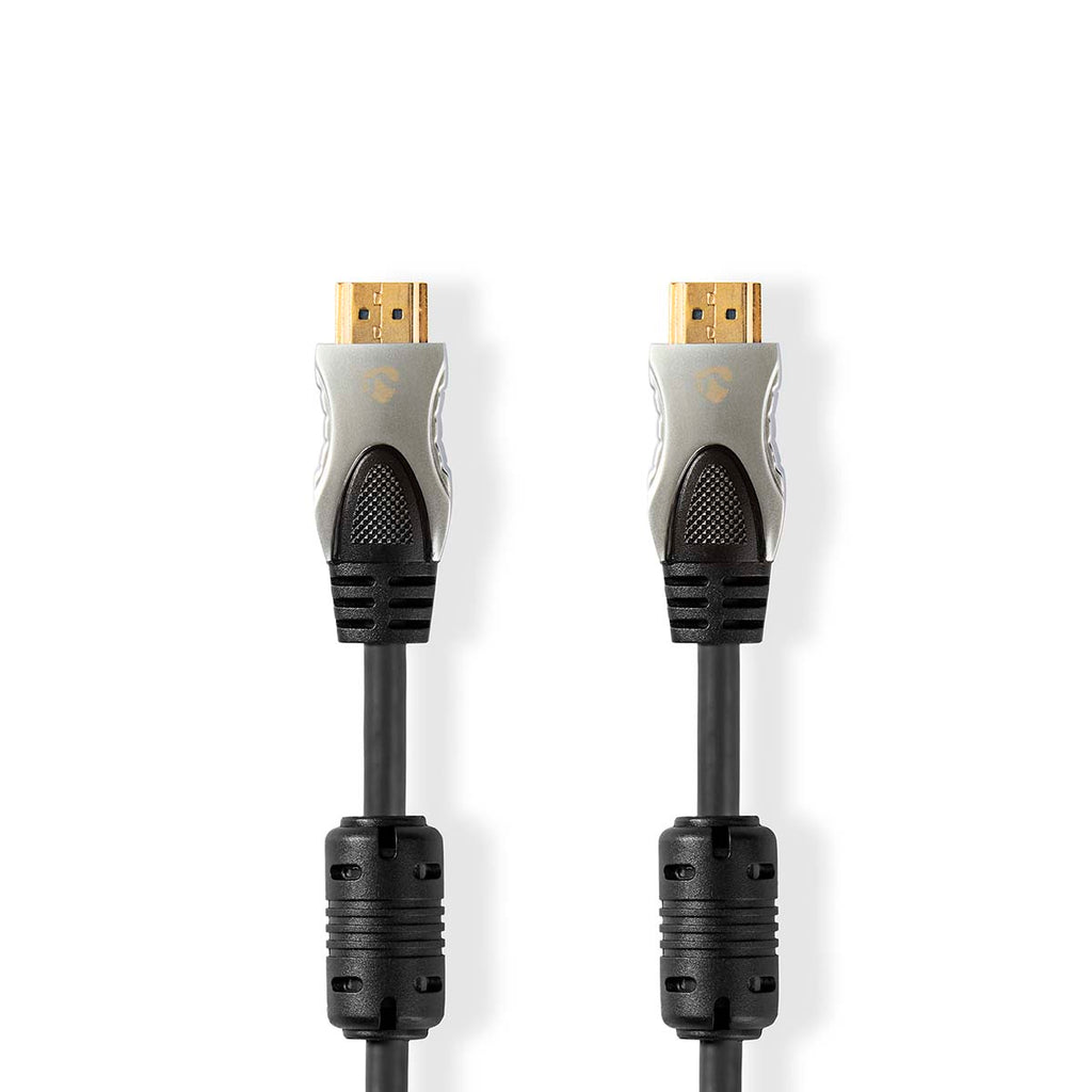 HDMI™ kábel | HDMI™ Csatlakozó | HDMI™ Csatlakozó | 8K@60Hz | Aranyozott | 2.00 m | PVC | Antracit | Doboz