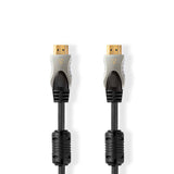 HDMI™ kábel | HDMI™ Csatlakozó | HDMI™ Csatlakozó | 8K@60Hz | Aranyozott | 2.00 m | PVC | Antracit | Doboz