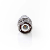 BNC adapter | BNC Dugasz | RCA Aljzat | Nikkelezett | 50 Ohm | Egyenes | Fém | Ezüst | 10 db | Műanyag Zacskó