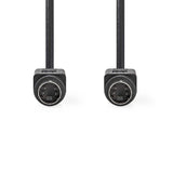 S-video Kábel | S-Video Dugasz - S-Video Dugasz | 5,0 m | Fekete