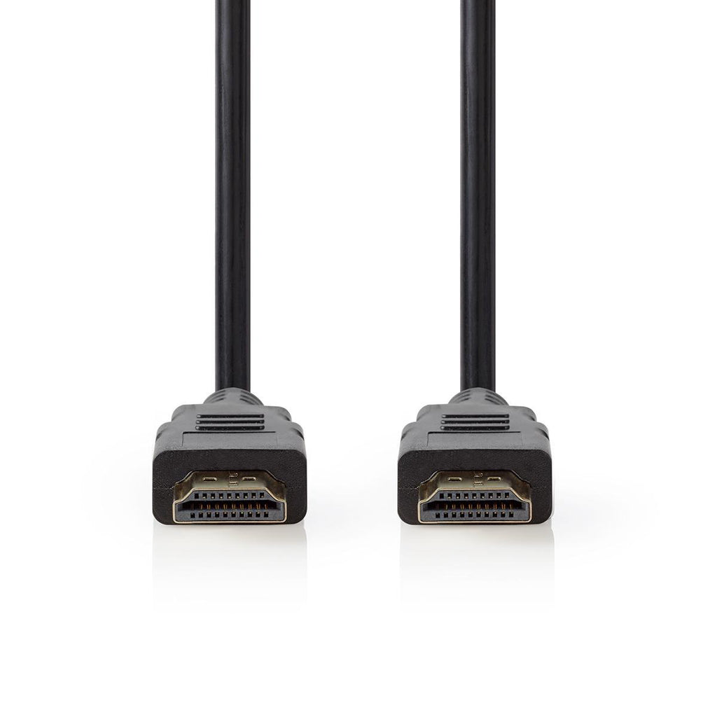 Nagysebességű HDMI ™ kábel Ethernet | HDMI™ Csatlakozó | HDMI™ Csatlakozó | 4K@60Hz | 18 Gbps | 2.00 m | Kerek | PVC | Fekete | Műanyag Zacskó