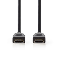 Nagysebességű HDMI ™ kábel Ethernet | HDMI™ Csatlakozó | HDMI™ Csatlakozó | 4K@60Hz | 18 Gbps | 2.00 m | Kerek | PVC | Fekete | Műanyag Zacskó