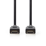 Nagysebességű HDMI ™ kábel Ethernet | HDMI™ Csatlakozó | HDMI™ Csatlakozó | 4K@60Hz | 18 Gbps | 2.00 m | Kerek | PVC | Fekete | Műanyag Zacskó