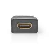 HDMI ™ adapter | HDMI™ Csatlakozó | HDMI™ Aljzat | Aranyozott | Forgó | ABS | Fekete | 1 db | Műanyag Zacskó