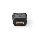 HDMI-adapter | HDMI Mini-csatlakozó - HDMI-aljzat | Fekete