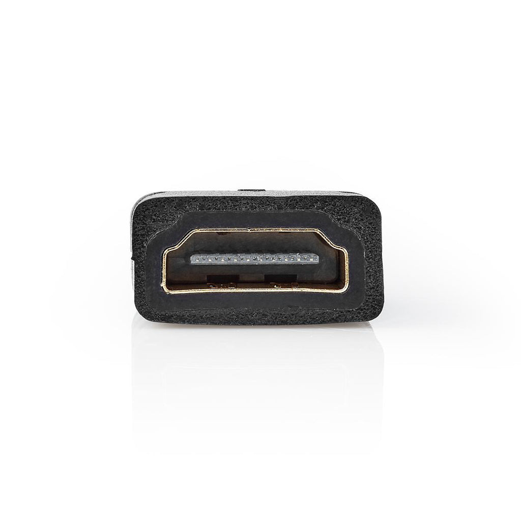 HDMI-adapter | HDMI Mikro-csatlakozó - HDMI-aljzat | Fekete