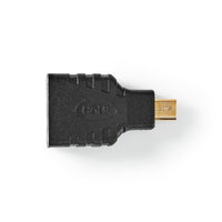 HDMI-adapter | HDMI Mikro-csatlakozó - HDMI-aljzat | Fekete