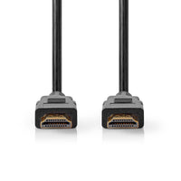 Ultra High Speed HDMI ™ kábel | HDMI™ Csatlakozó | HDMI™ Csatlakozó | 8K@60Hz | 48 Gbps | 1.00 m | Kerek | 6.0 mm | Fekete | Műanyag Zacskó