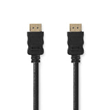 Nagy Sebességű HDMI ™ kábel Ethernet | HDMI™ Csatlakozó | HDMI™ Csatlakozó | 4K@30Hz | ARC | 10.2 Gbps | 30.0 m | Kerek | PVC | Fekete | Papírfüles