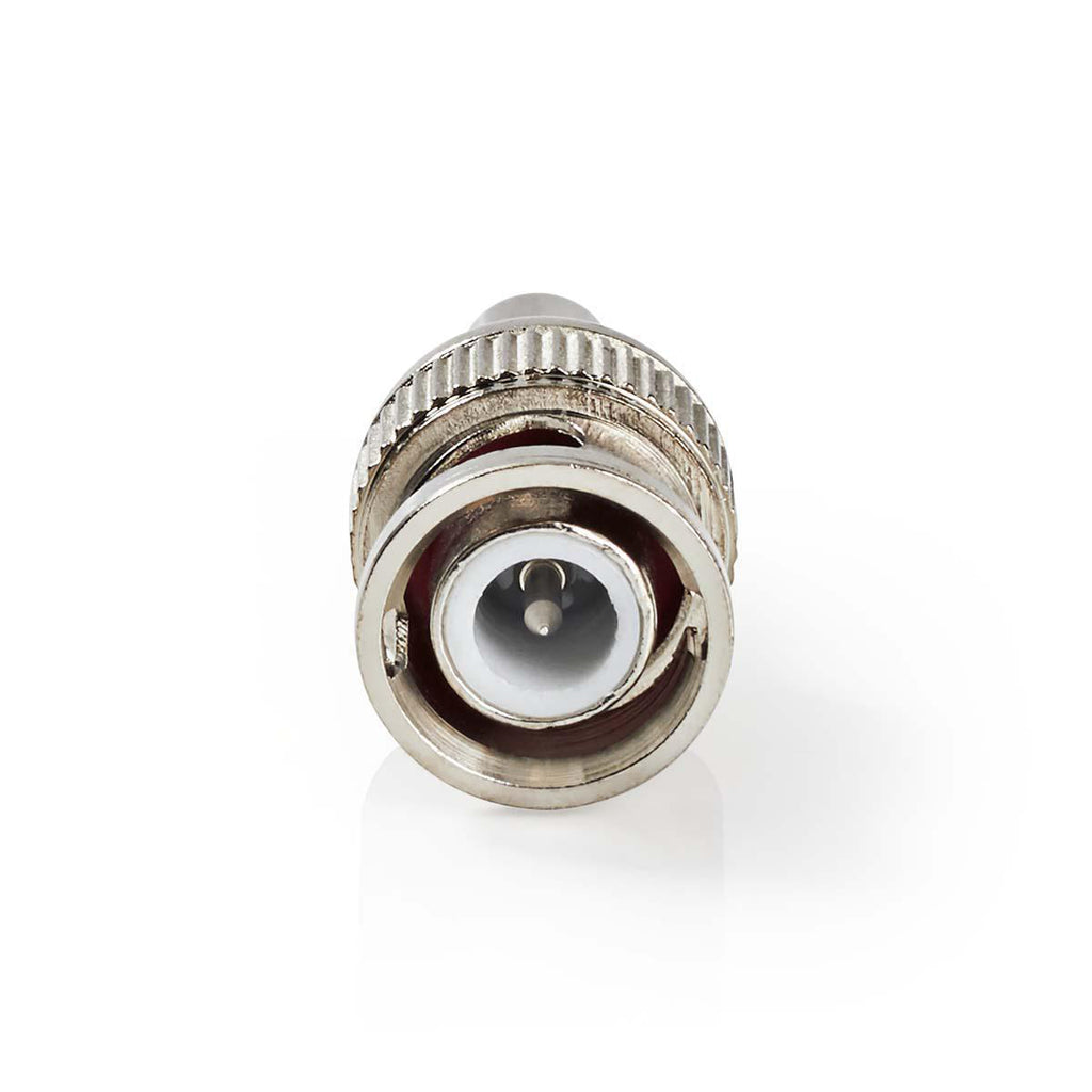 BNC csatlakozó | Egyenes | Dugasz | Nikkelezett | 50 Ohm | Bilincs | Bemenő kábel átmérő: 6.0 mm | Acél | Ezüst | 25 db | Boríték