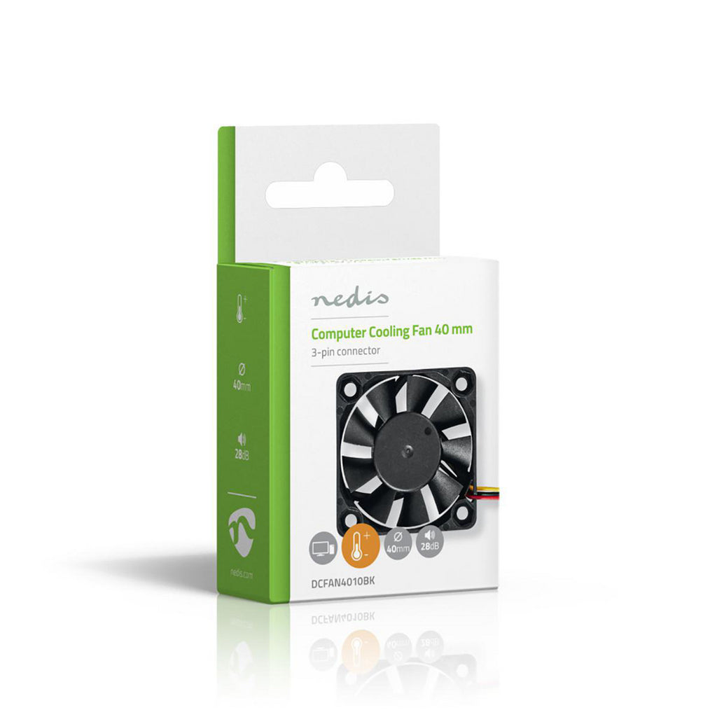 Számítógép Hűtőventilátor | DC | 40 mm | 3 Tűs | Halk