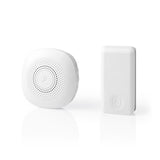 Vezeték nélküli csengő készlet | Hálózati Áramellátás | 220 - 240 V AC 50 Hz | Hangerő: 80 dB | Jeltartomány: 100 m | Állítható hangerő | 36 Dallam | 1 Vevő | Fehér